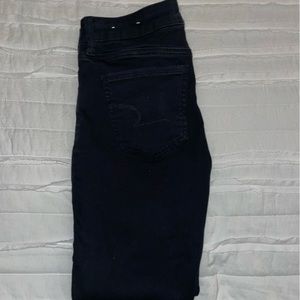 Black next level stretch American Eagle skinny jeans